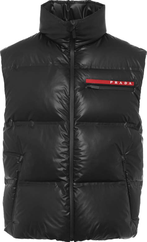 prada linea rossa puffer mens vintage|Prada 2020 Linea Rossa Puffer Coat .